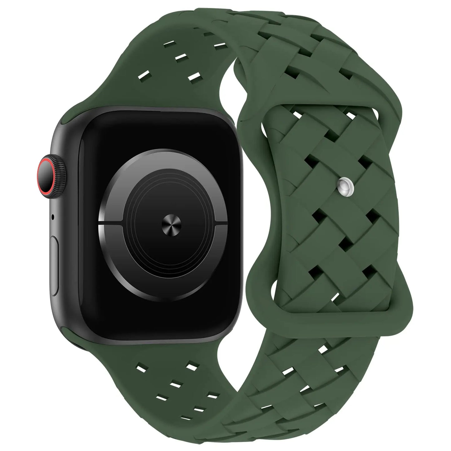 Braided Silicone Band for Apple Watch