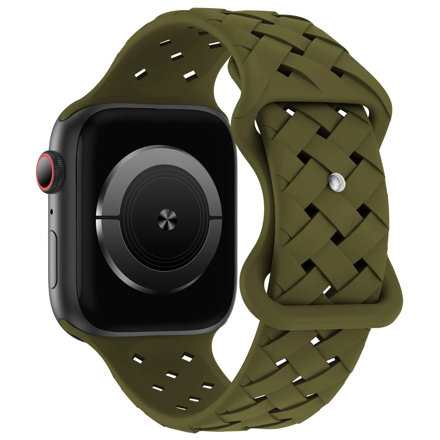 Braided Silicone Band for Apple Watch