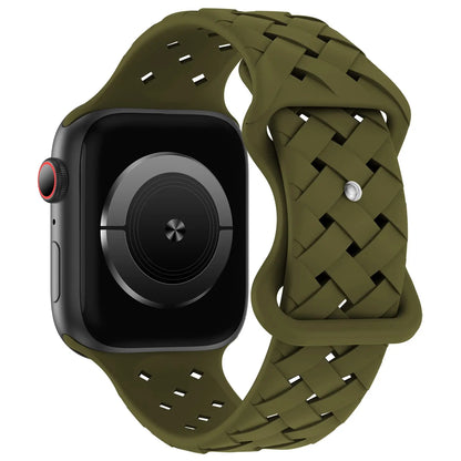 Braided Silicone Band for Apple Watch